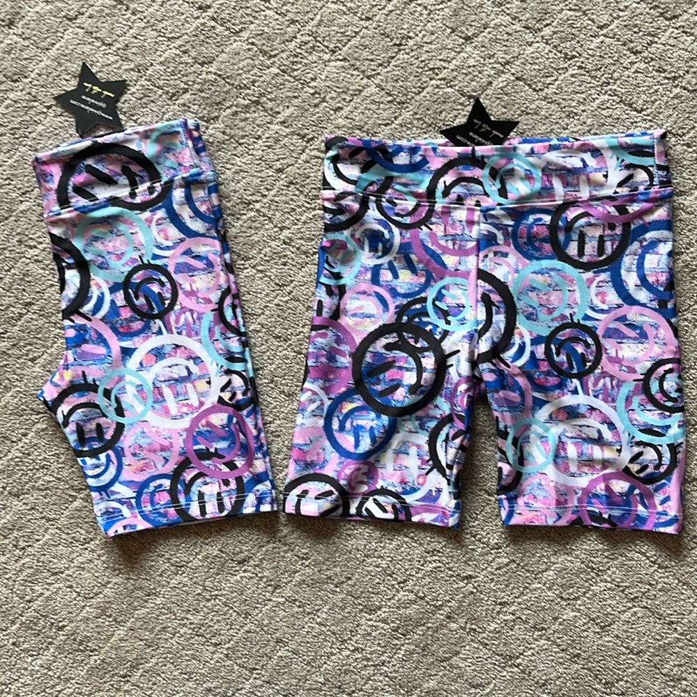 Pixielane high shine size 11/12 bike shorts, new with tags